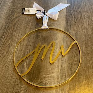 NEW Wedding Style Me Pretty Mr. Gold Wired Sign